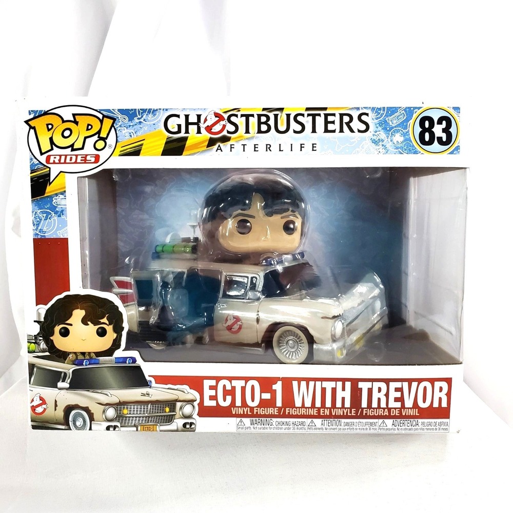 Funko Pop! Ride Super Deluxe: Ghostbusters Afterlife Ecto-1 Trevor‎ Figure #83
